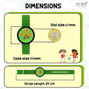 Spiky EVA42 Round Analog Watch for Kids