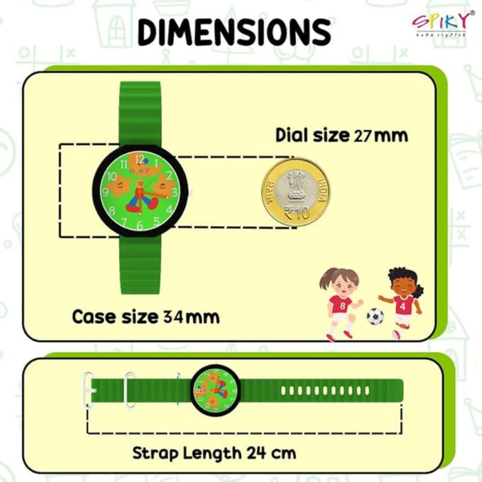 Spiky EVA42 Round Analog Watch for Kids-Novelty Toys-Spiky-Toycra
