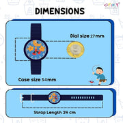 Spiky EVA42 Round Analog Watch for Kids