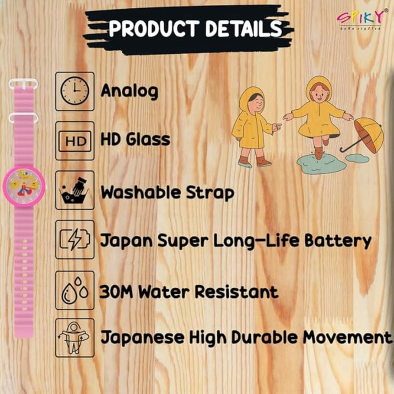 Spiky EVA42 Round Analog Watch for Kids