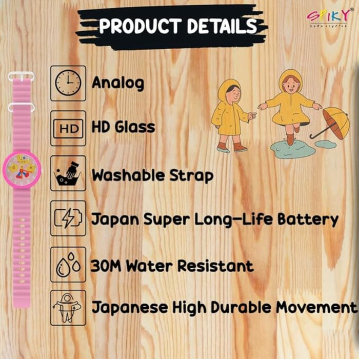 Spiky EVA42 Round Analog Watch for Kids-Novelty Toys-Spiky-Toycra