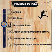 Spiky EVA42 Round Analog Watch for Kids