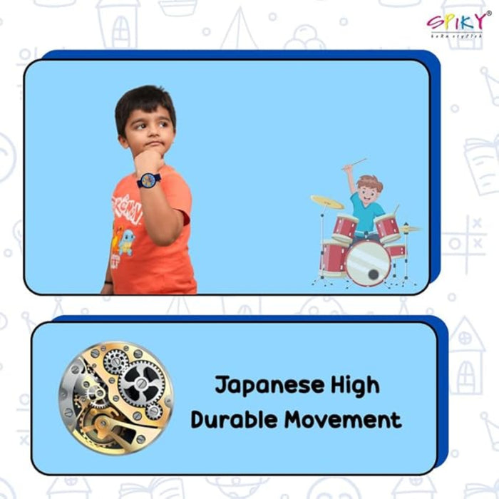 Spiky EVA42 Round Analog Watch for Kids-Novelty Toys-Spiky-Toycra