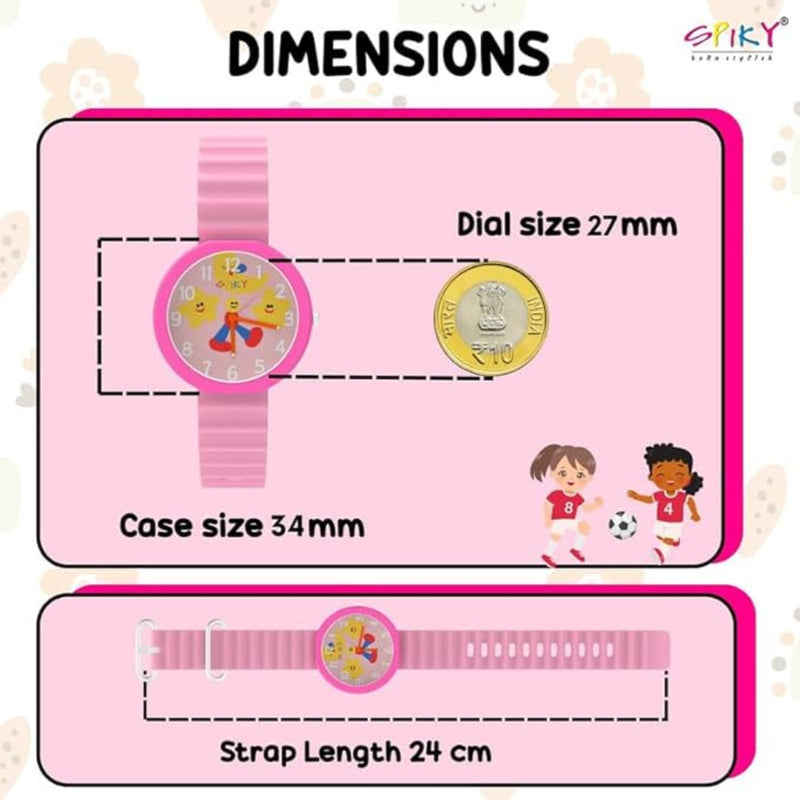 Spiky EVA42 Round Analog Watch for Kids