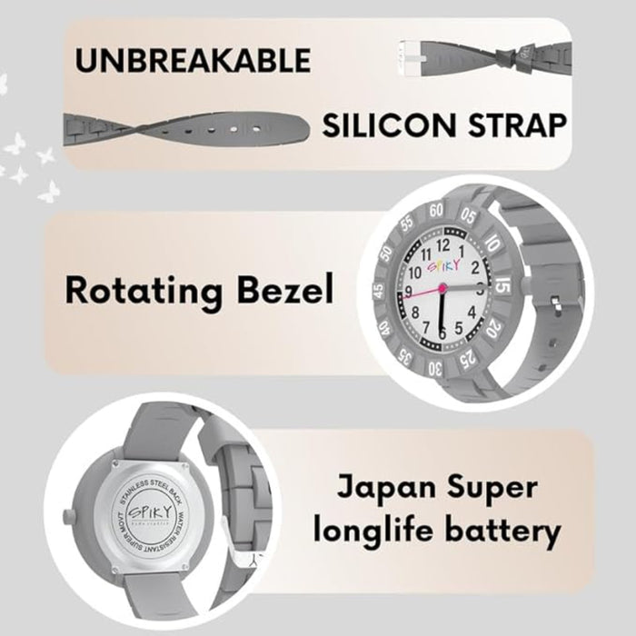 Spiky EVA43 Stylish Analog Watch for Kids Boys and Girls-Novelty Toys-Spiky-Toycra