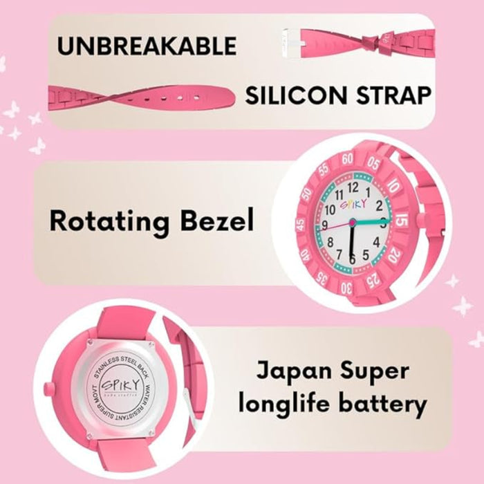 Spiky EVA43 Stylish Analog Watch for Kids Boys and Girls-Novelty Toys-Spiky-Toycra