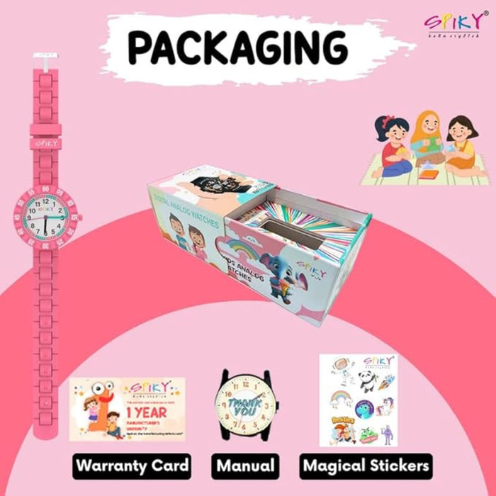 Spiky EVA43 Stylish Analog Watch for Kids Boys and Girls-Novelty Toys-Spiky-Toycra