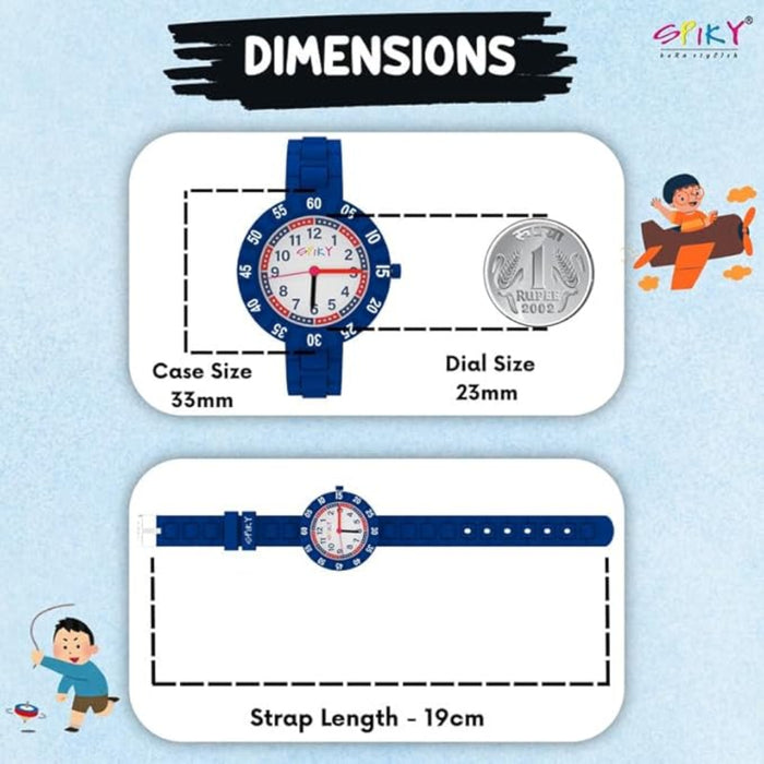 Spiky EVA43 Stylish Analog Watch for Kids Boys and Girls-Novelty Toys-Spiky-Toycra