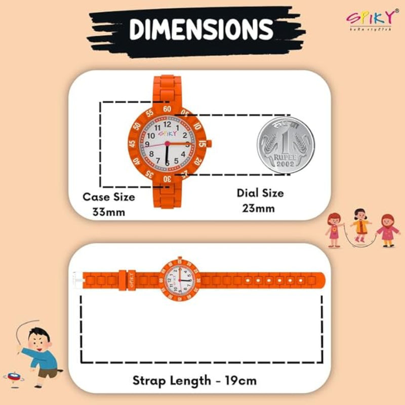 Spiky EVA43 Stylish Analog Watch for Kids Boys and Girls