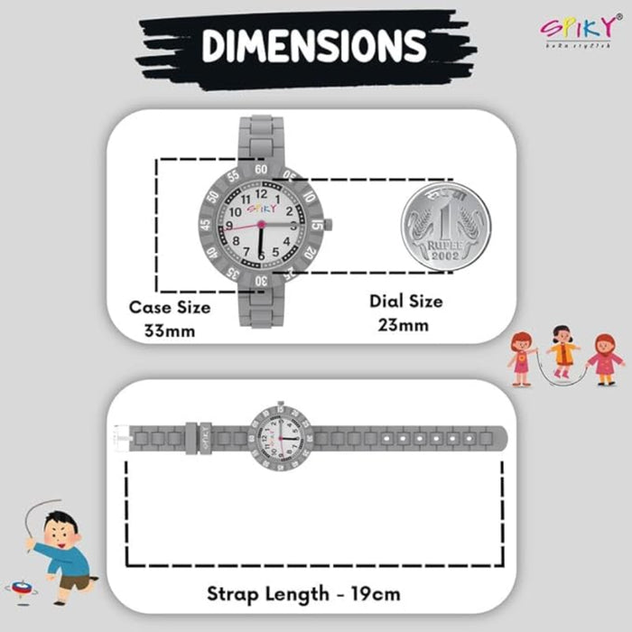 Spiky EVA43 Stylish Analog Watch for Kids Boys and Girls-Novelty Toys-Spiky-Toycra