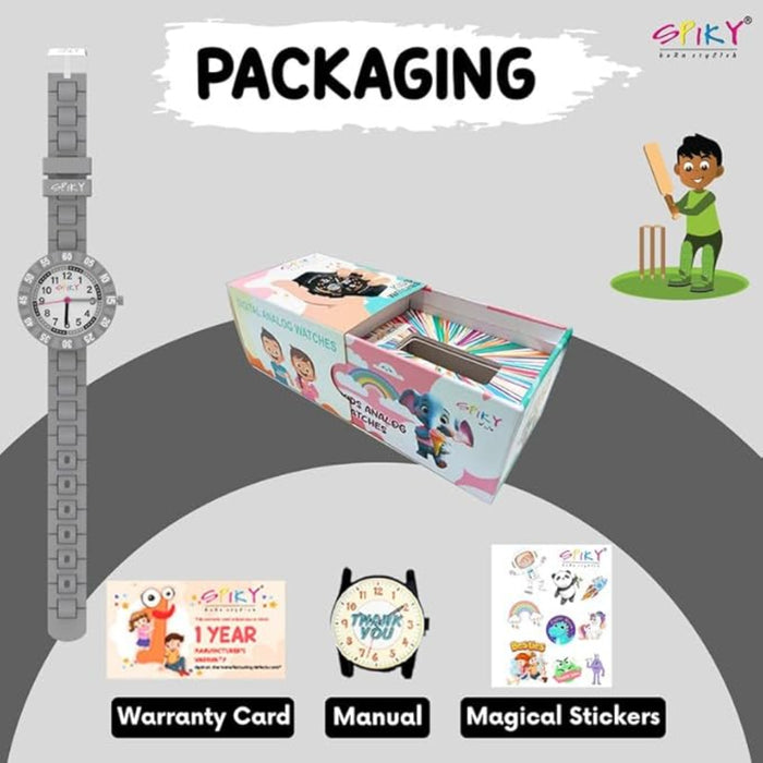 Spiky EVA43 Stylish Analog Watch for Kids Boys and Girls-Novelty Toys-Spiky-Toycra
