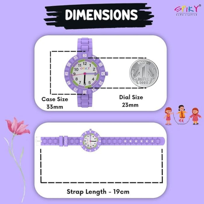 Spiky EVA43 Stylish Analog Watch for Kids Boys and Girls-Novelty Toys-Spiky-Toycra