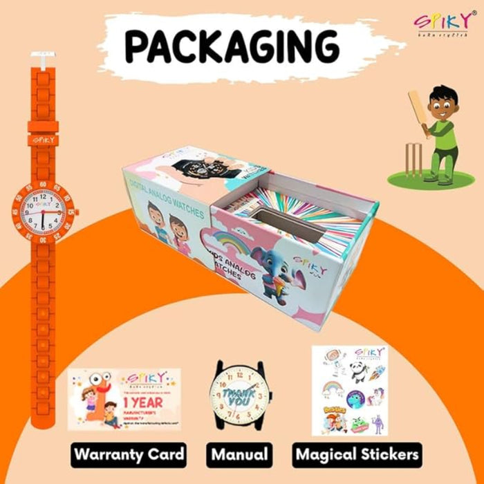 Spiky EVA43 Stylish Analog Watch for Kids Boys and Girls-Novelty Toys-Spiky-Toycra