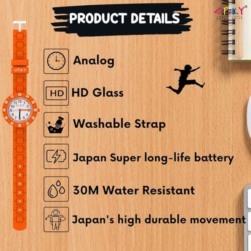 Spiky EVA43 Stylish Analog Watch for Kids Boys and Girls
