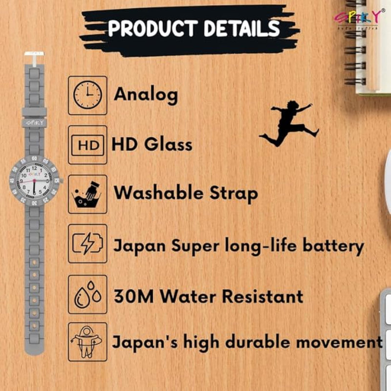 Spiky EVA43 Stylish Analog Watch for Kids Boys and Girls