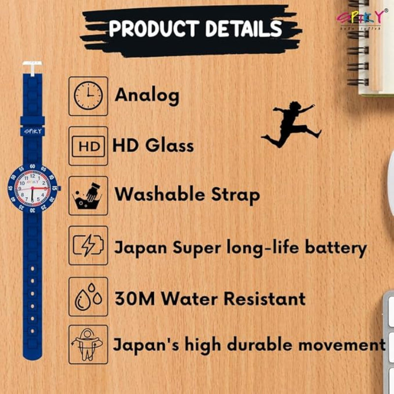 Spiky EVA43 Stylish Analog Watch for Kids Boys and Girls