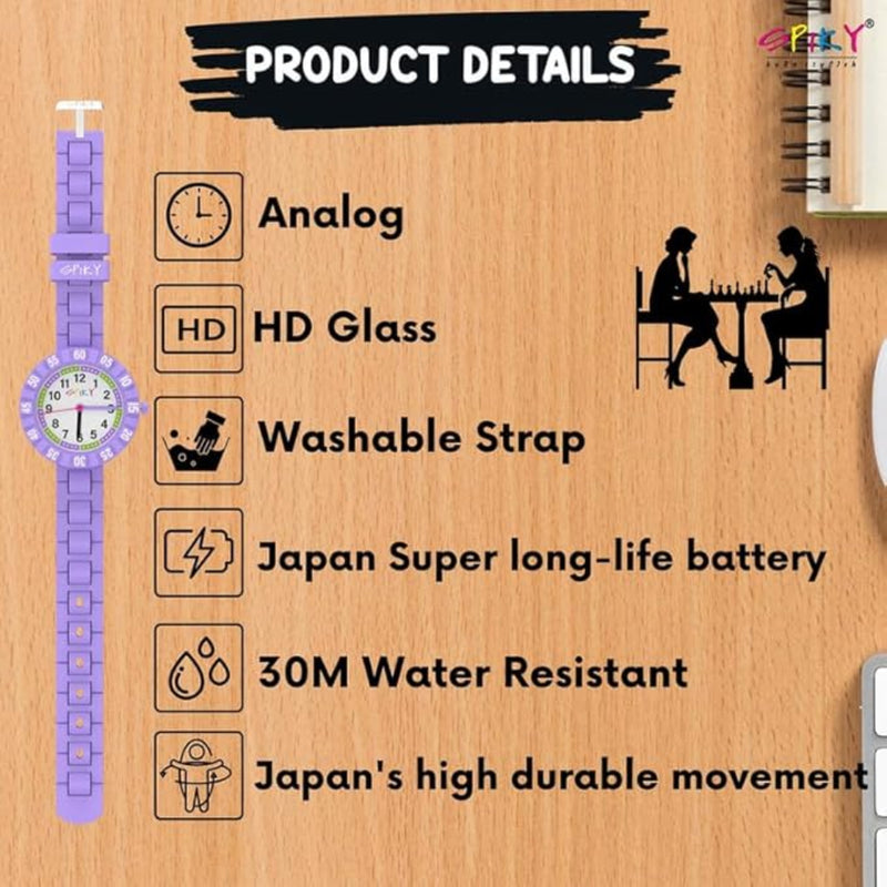 Spiky EVA43 Stylish Analog Watch for Kids Boys and Girls