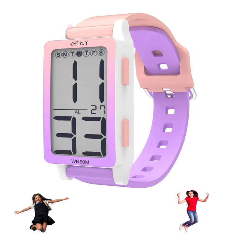 Spiky EVA44 Multi-functional Digital Sports Watch for Kids