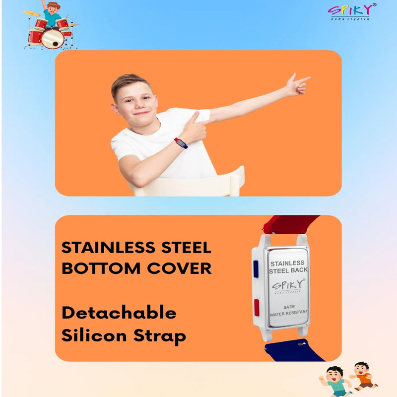 Spiky EVA44 Multi-functional Digital Sports Watch for Kids