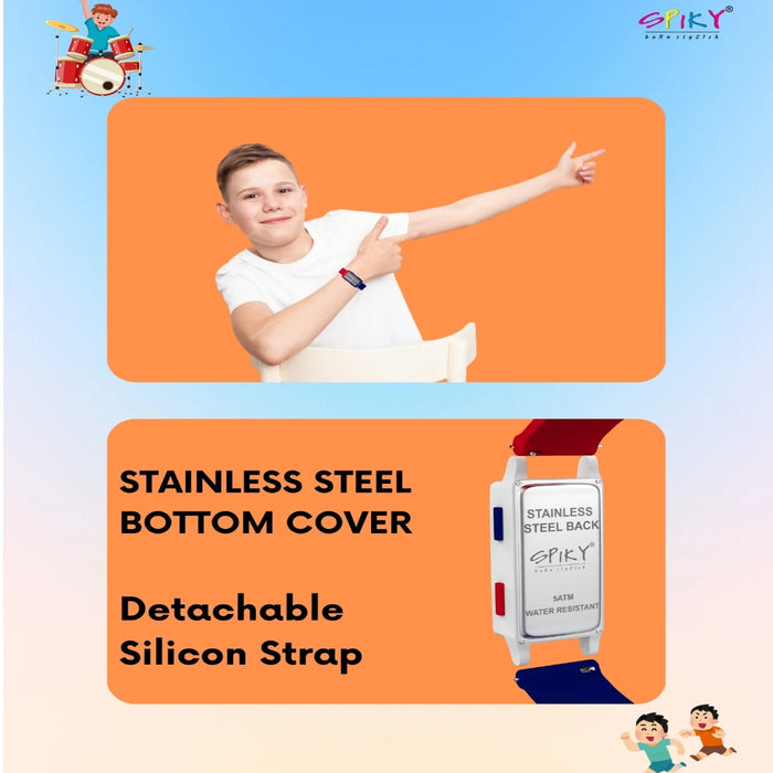 Spiky EVA44 Multi-functional Digital Sports Watch for Kids-Novelty Toys-Spiky-Toycra