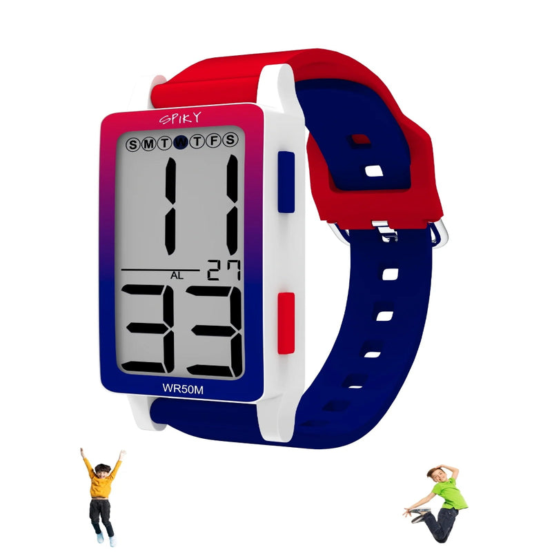 Spiky EVA44 Multi-functional Digital Sports Watch for Kids