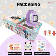 Spiky EVA45 Multi-functional Digital Watch for Kids Boys and Girls