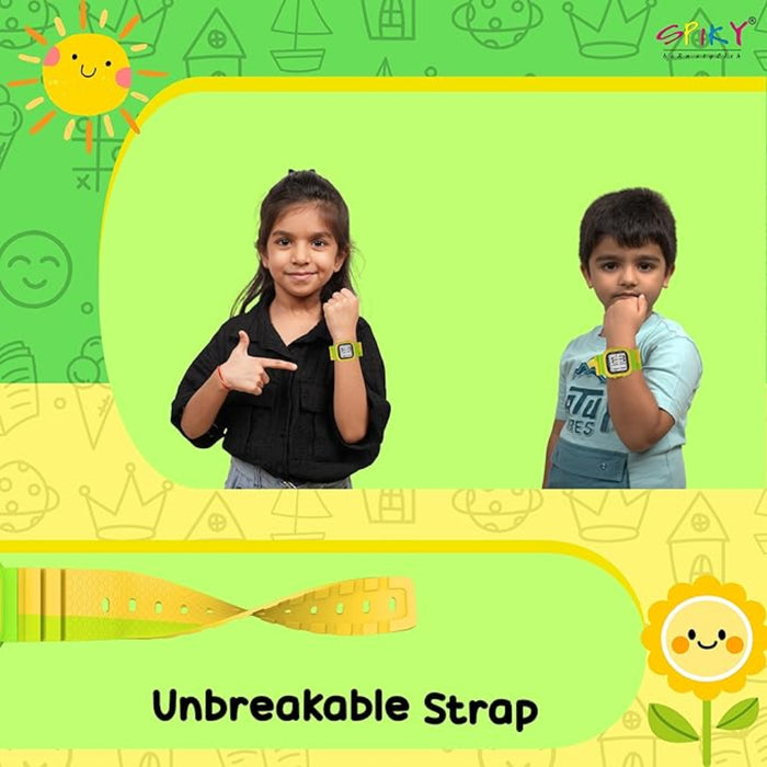 Spiky EVA45 Multi-functional Digital Watch for Kids Boys and Girls-Novelty Toys-Spiky-Toycra