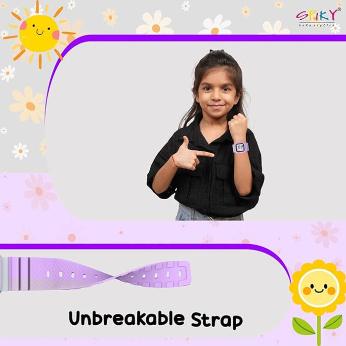 Spiky EVA45 Multi-functional Digital Watch for Kids Boys and Girls-Novelty Toys-Spiky-Toycra