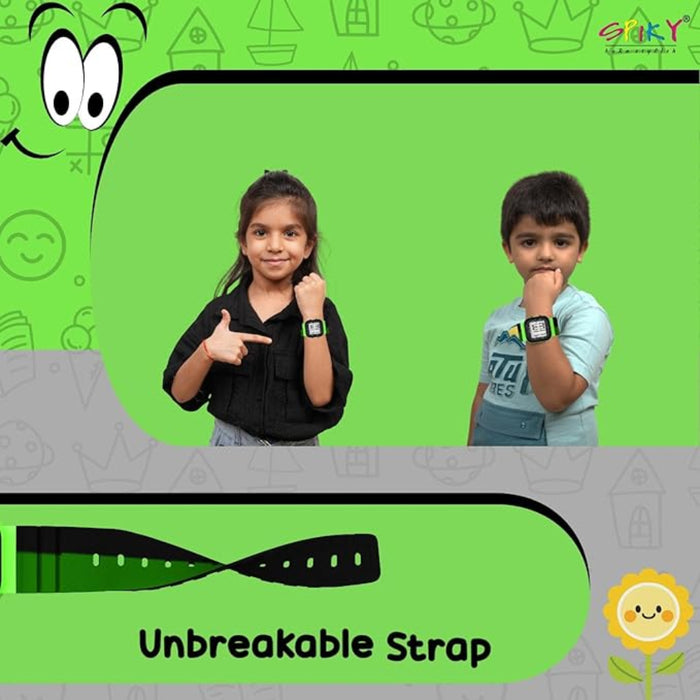 Spiky EVA45 Multi-functional Digital Watch for Kids Boys and Girls-Novelty Toys-Spiky-Toycra