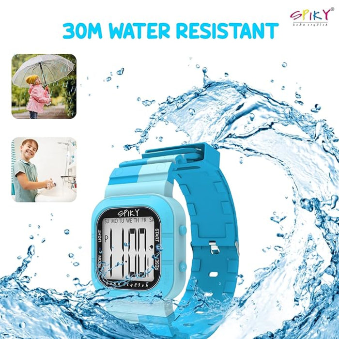 Spiky EVA45 Multi-functional Digital Watch for Kids Boys and Girls-Novelty Toys-Spiky-Toycra