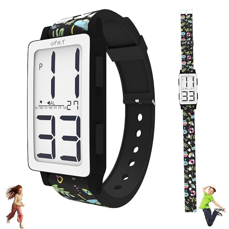 Spiky EVA46 Multi-functional Digital Sports Watch for Kids