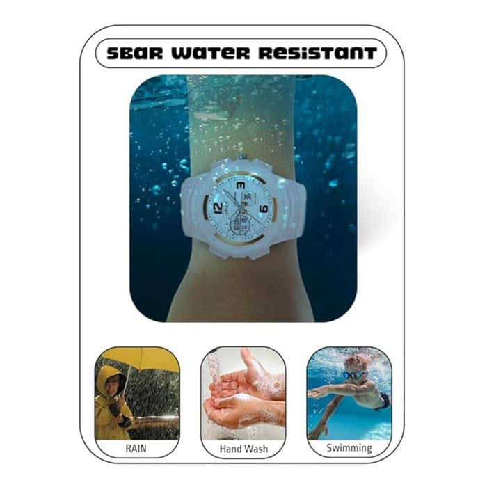 Spiky EVA6 Analog & Digital Sporty Watch-Novelty Toys-Spiky-Toycra