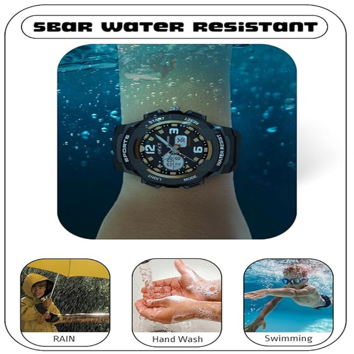 Spiky EVA6 Analog & Digital Sporty Watch-Novelty Toys-Spiky-Toycra