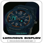 Spiky EVA6 Analog & Digital Sporty Watch