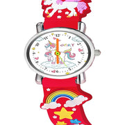 Spiky EVA9 Round Strap Analog & Digital Watch
