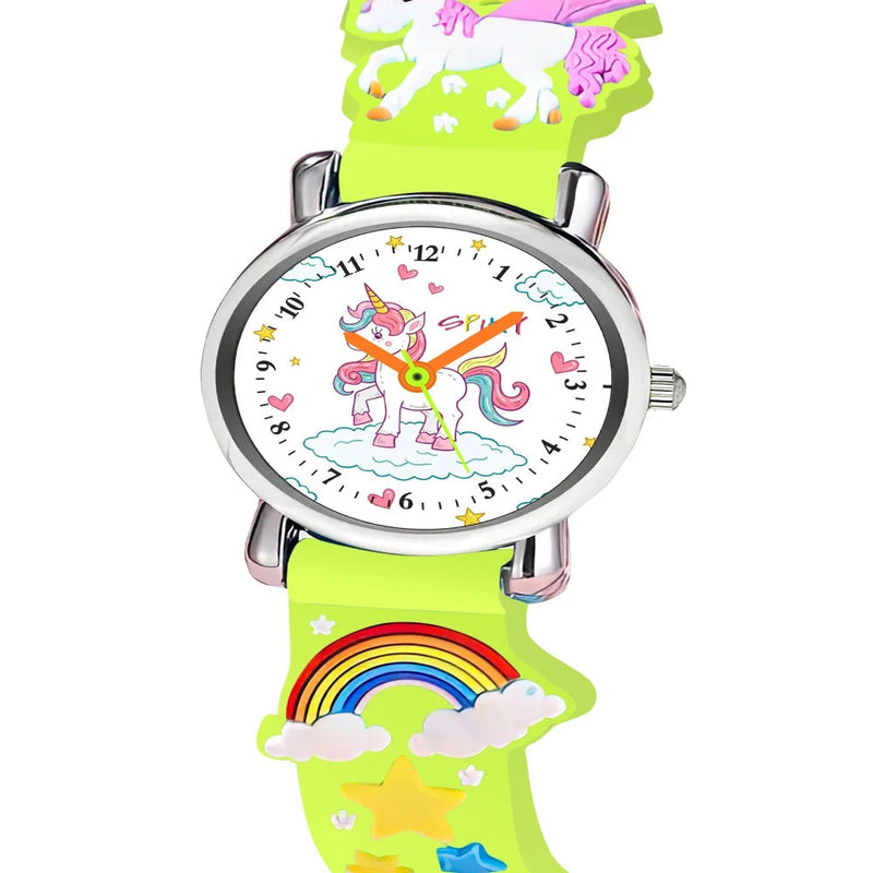 Spiky EVA9 Round Strap Analog & Digital Watch