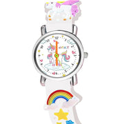 Spiky EVA9 Round Strap Analog & Digital Watch