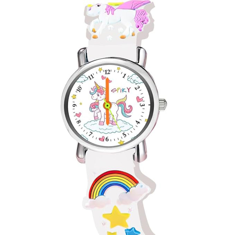 Spiky EVA9 Round Strap Analog & Digital Watch