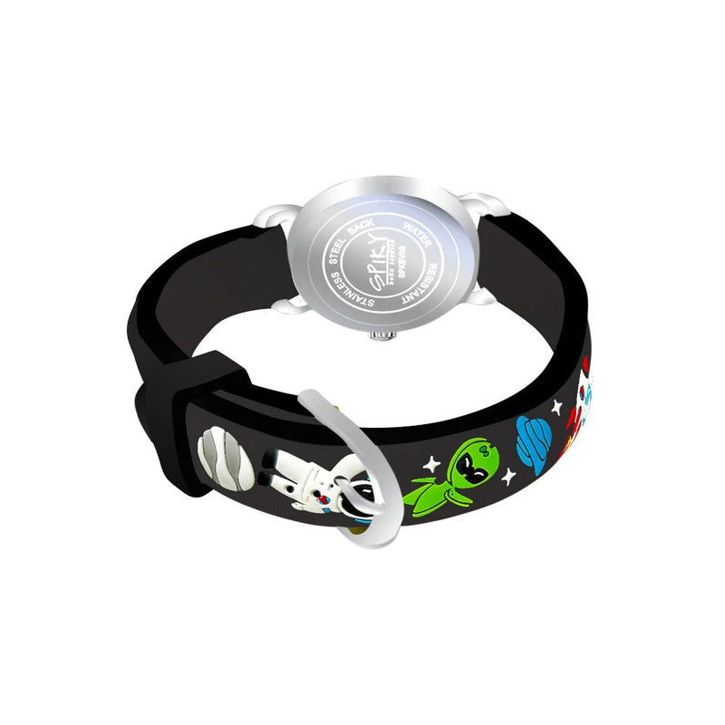 Spiky EVA9 Round Strap Analog & Digital Watch