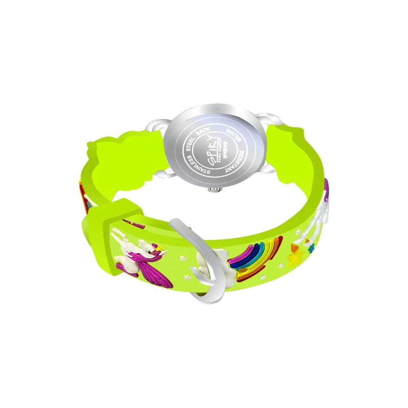 Spiky EVA9 Round Strap Analog & Digital Watch