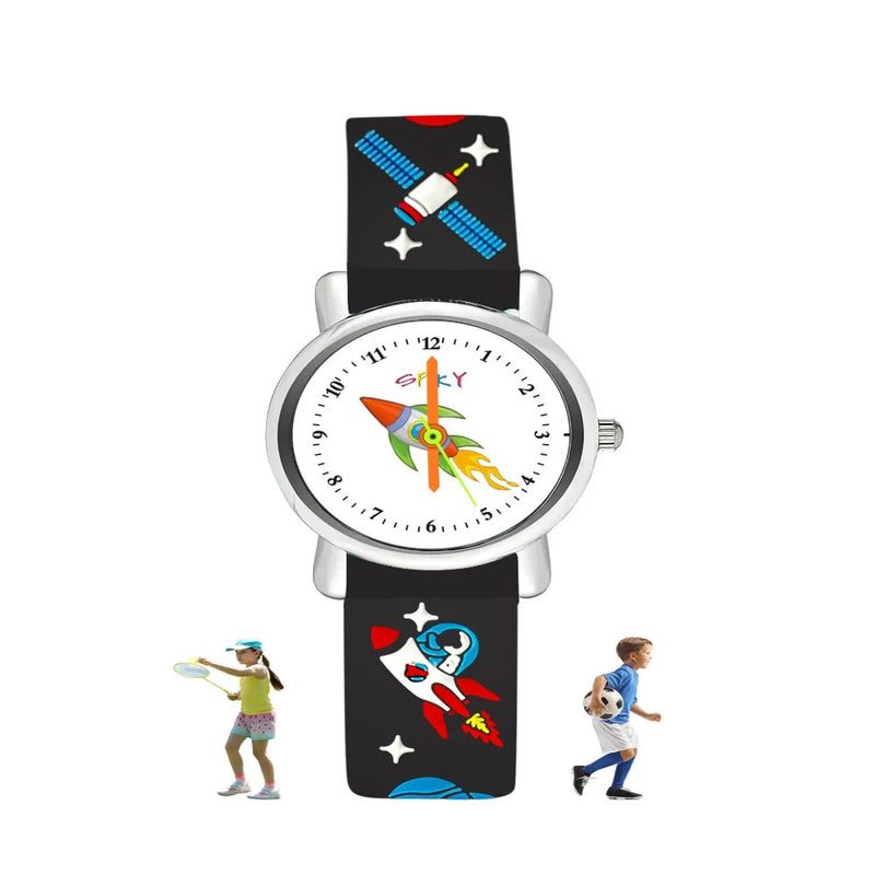Spiky EVA9 Round Strap Analog & Digital Watch