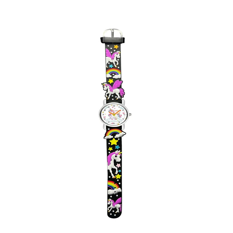 Spiky EVA9 Round Strap Analog & Digital Watch
