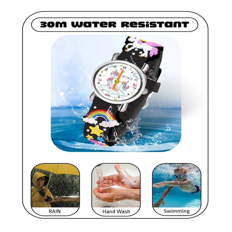 Spiky EVA9 Round Strap Analog & Digital Watch