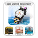 Spiky EVA9 Round Strap Analog & Digital Watch-Novelty Toys-Spiky-Toycra