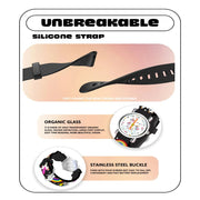 Spiky EVA9 Round Strap Analog & Digital Watch