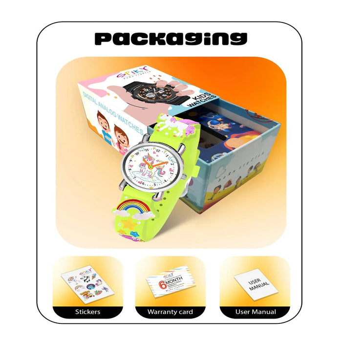 Spiky EVA9 Round Strap Analog & Digital Watch-Novelty Toys-Spiky-Toycra