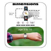 Spiky EVA9 Round Strap Analog & Digital Watch
