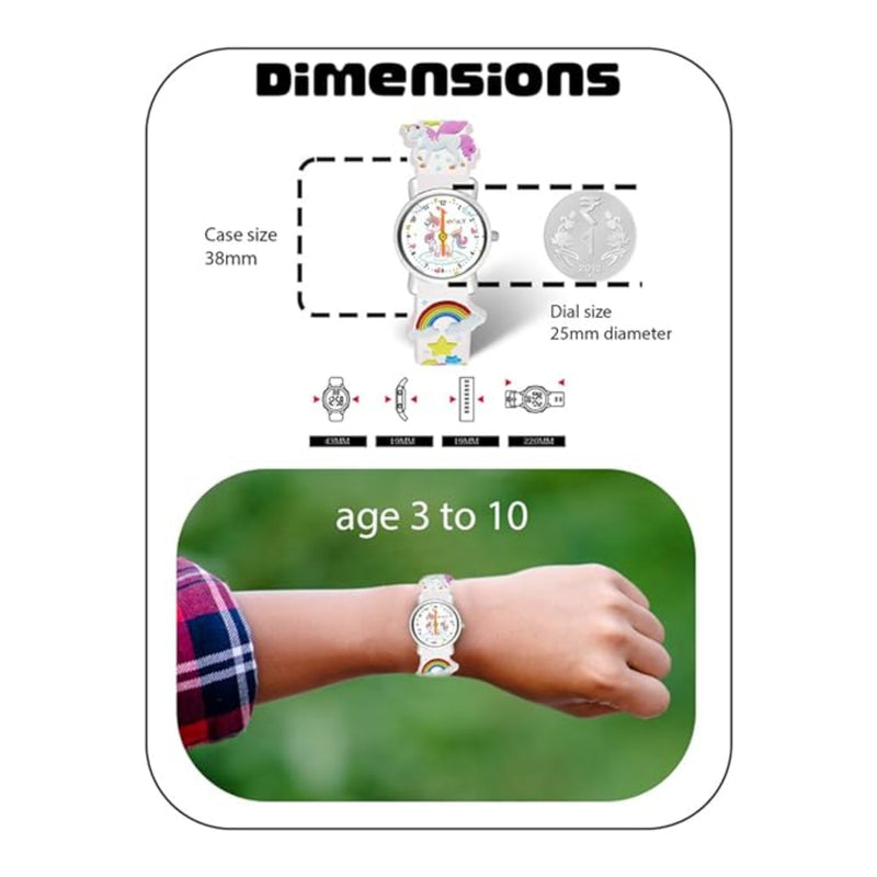 Spiky EVA9 Round Strap Analog & Digital Watch