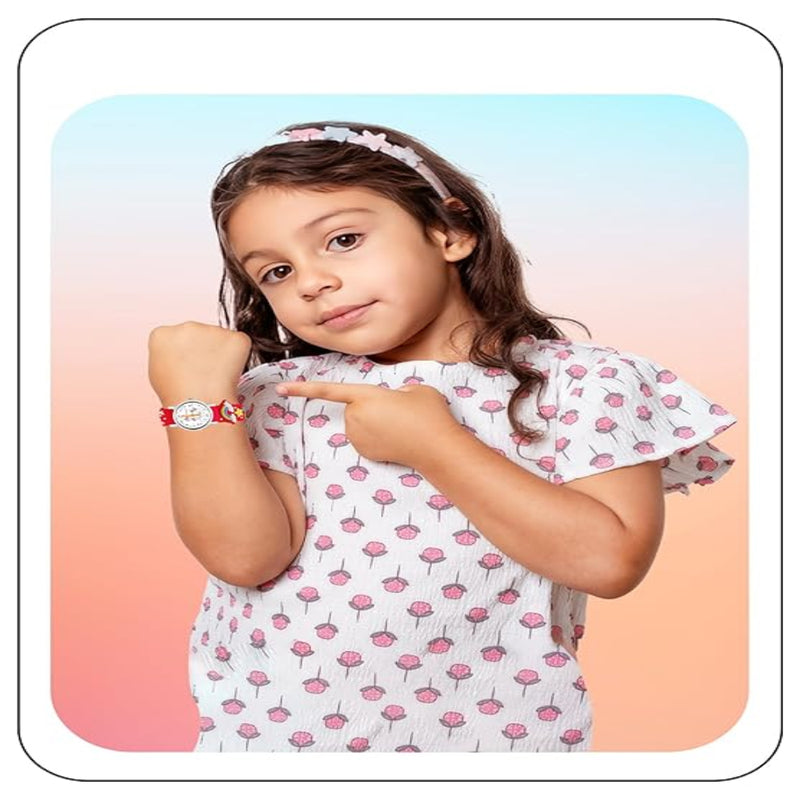 Spiky EVA9 Round Strap Analog & Digital Watch