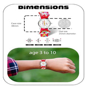 Spiky EVA9 Round Strap Analog & Digital Watch